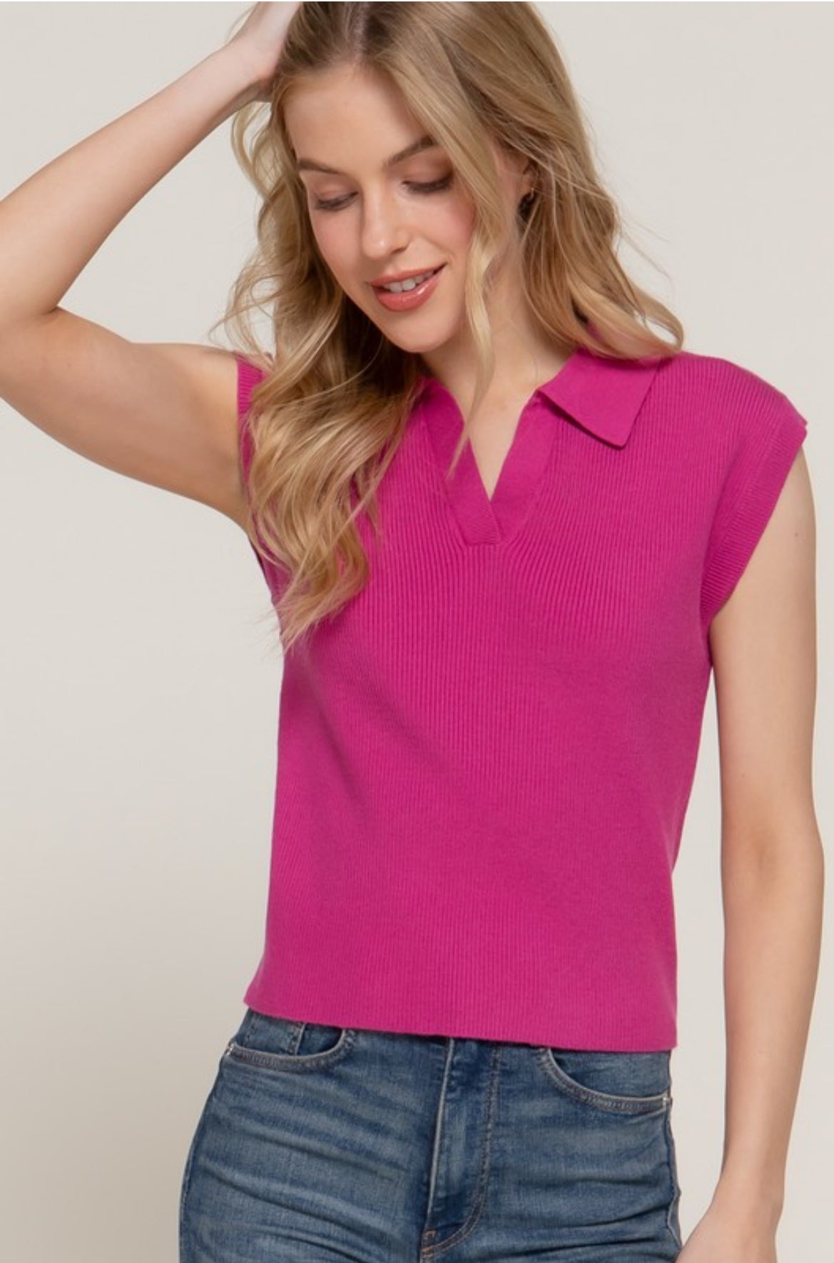 Sleeveless Polo