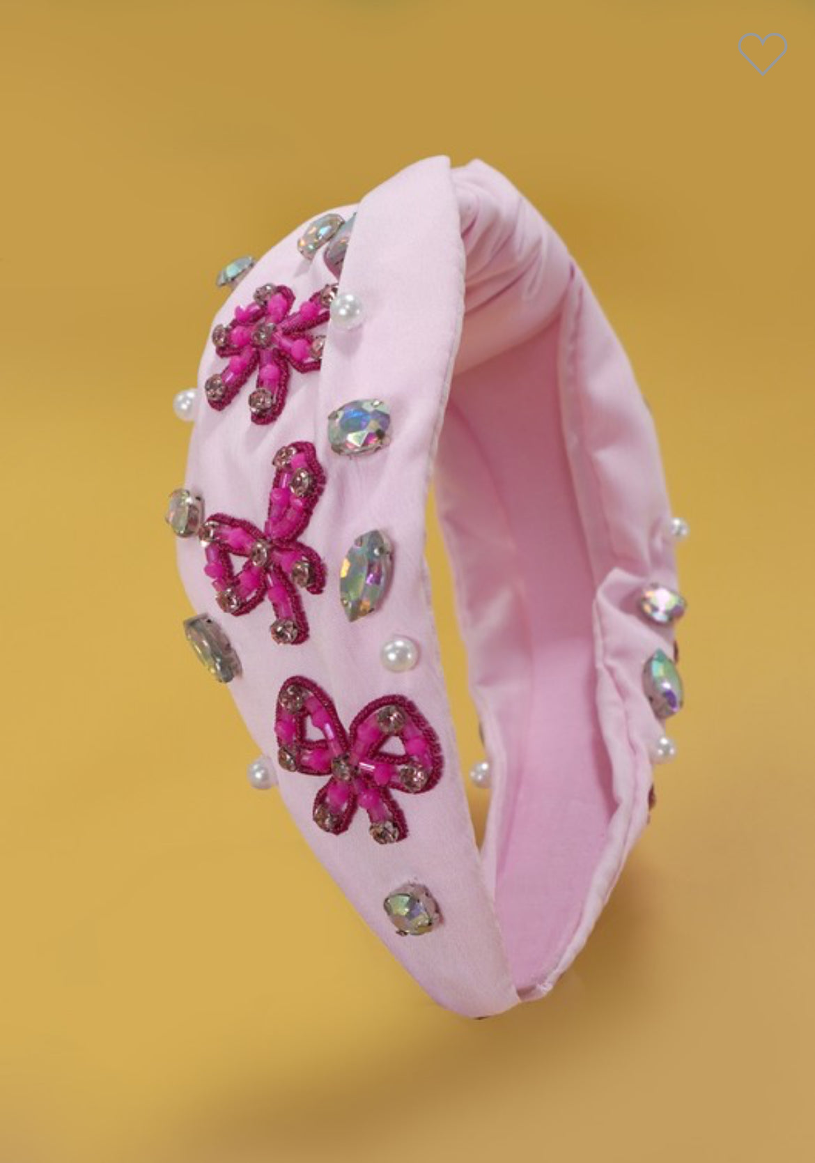 Bow Beaded Headband