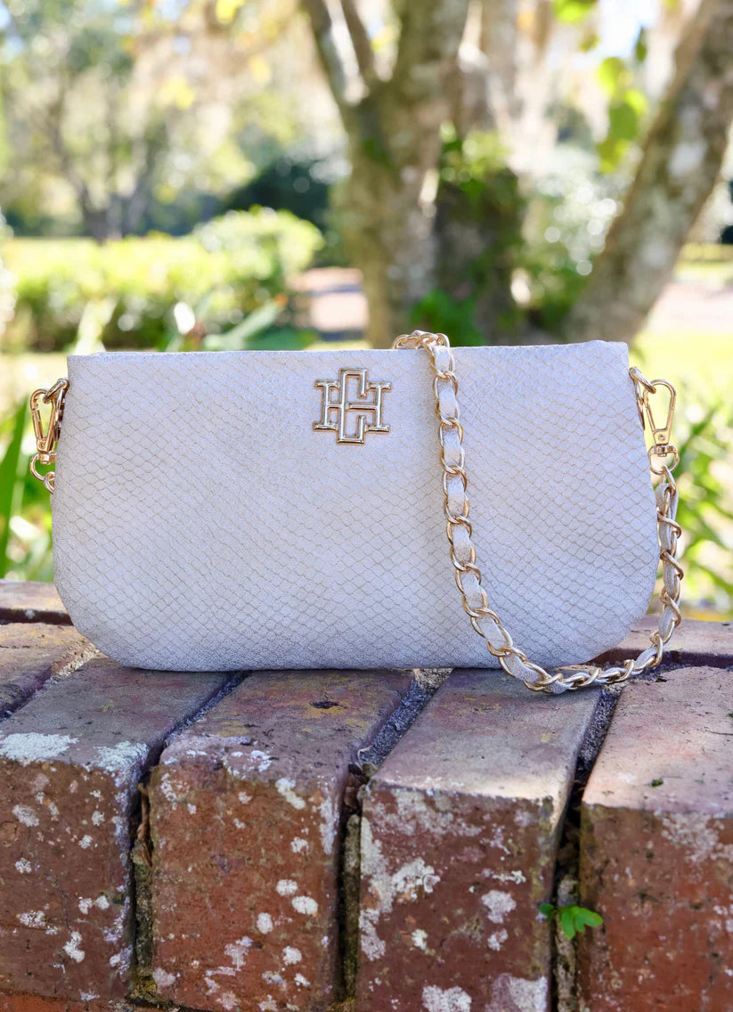 Livy Shimmer Champagne Crossbody