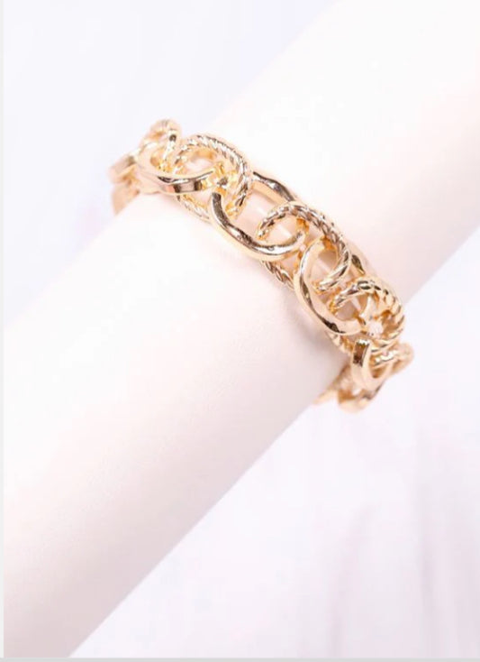 Link Chain Stretch Bracelet