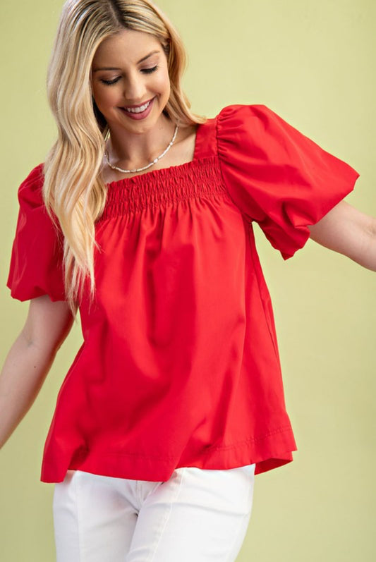 Fiesta Smocked Top